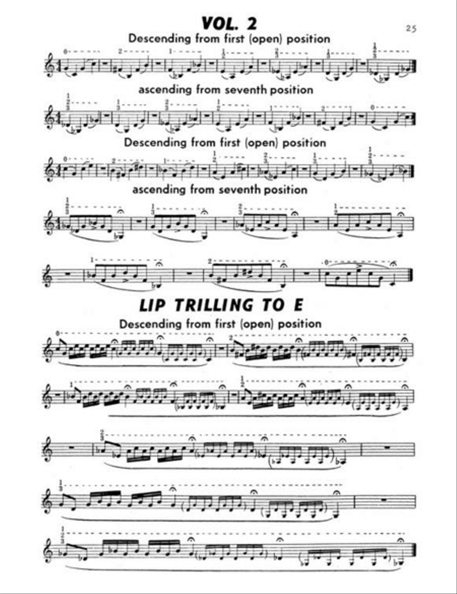 Advanced Lip Flexibilities Complete Trumpet Solo scores gallery preview page 2