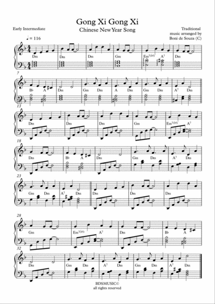 chinese new year music piano