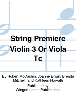 String Premiere Violin 3 Or Viola Tc