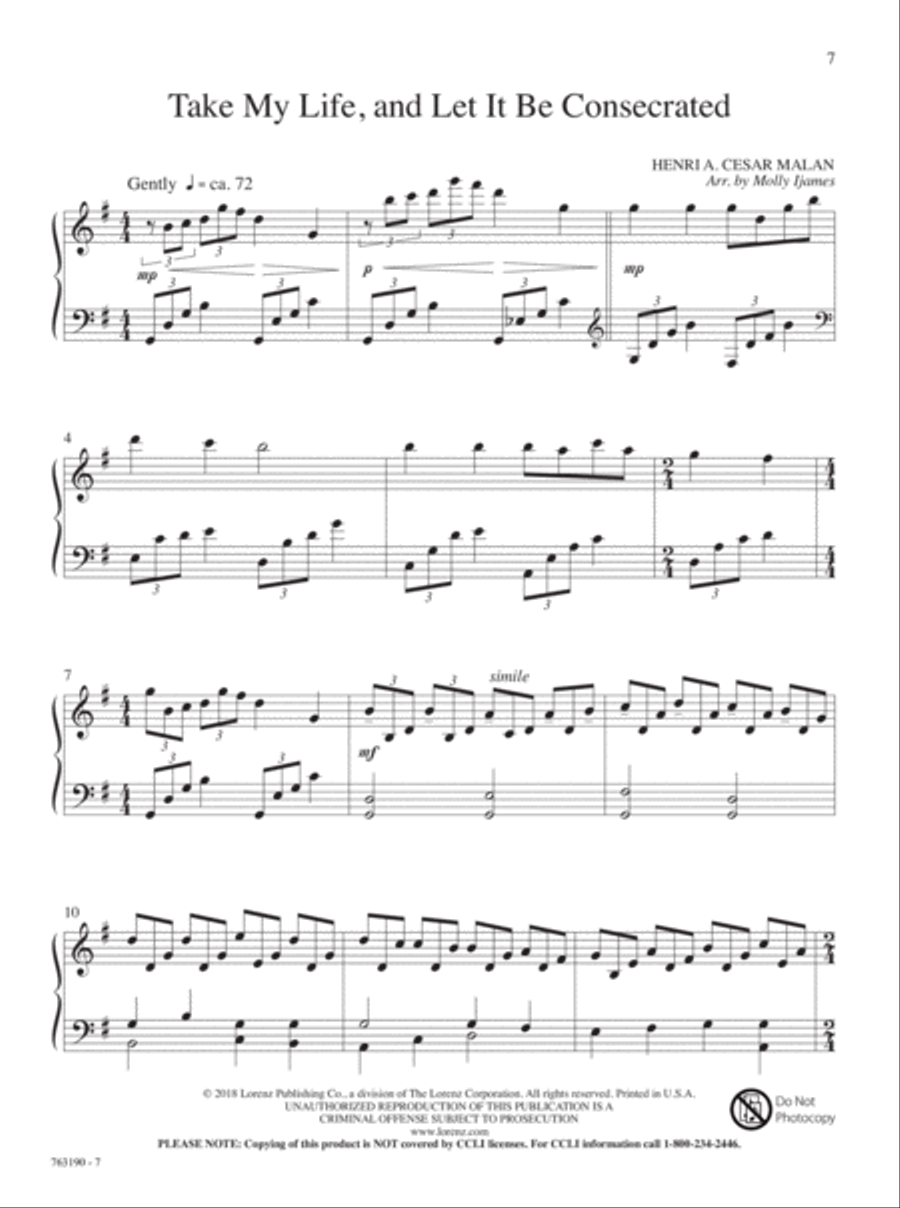Simply Hymns Simply Hymns Piano Solo scores gallery preview page 4