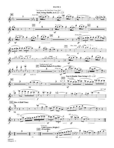 Ellington! (arr. Stephen Bulla) - Flute 1