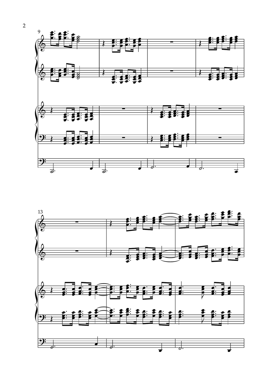 Festive Intrada, Op. 266 (Organ Duet) by Vidas Pinkevicius (2024)