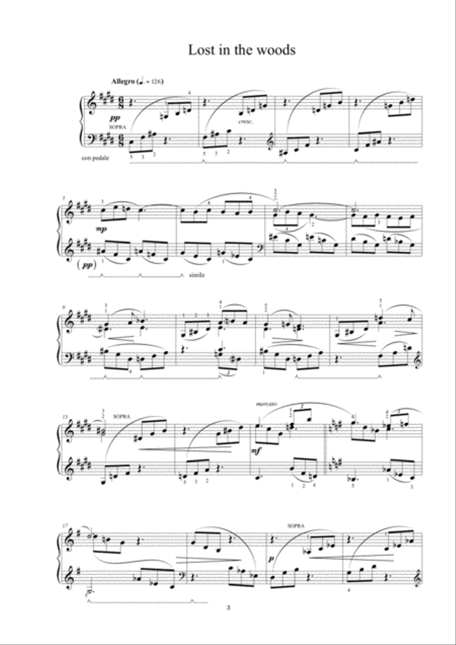 Childhood memories Piano Solo scores gallery preview page 6