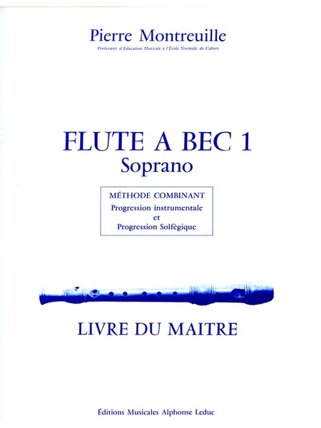 La Flute A Bec (recorder Solo)