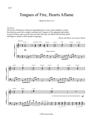Tongues of Fire, Hearts Aflame (piano solo)