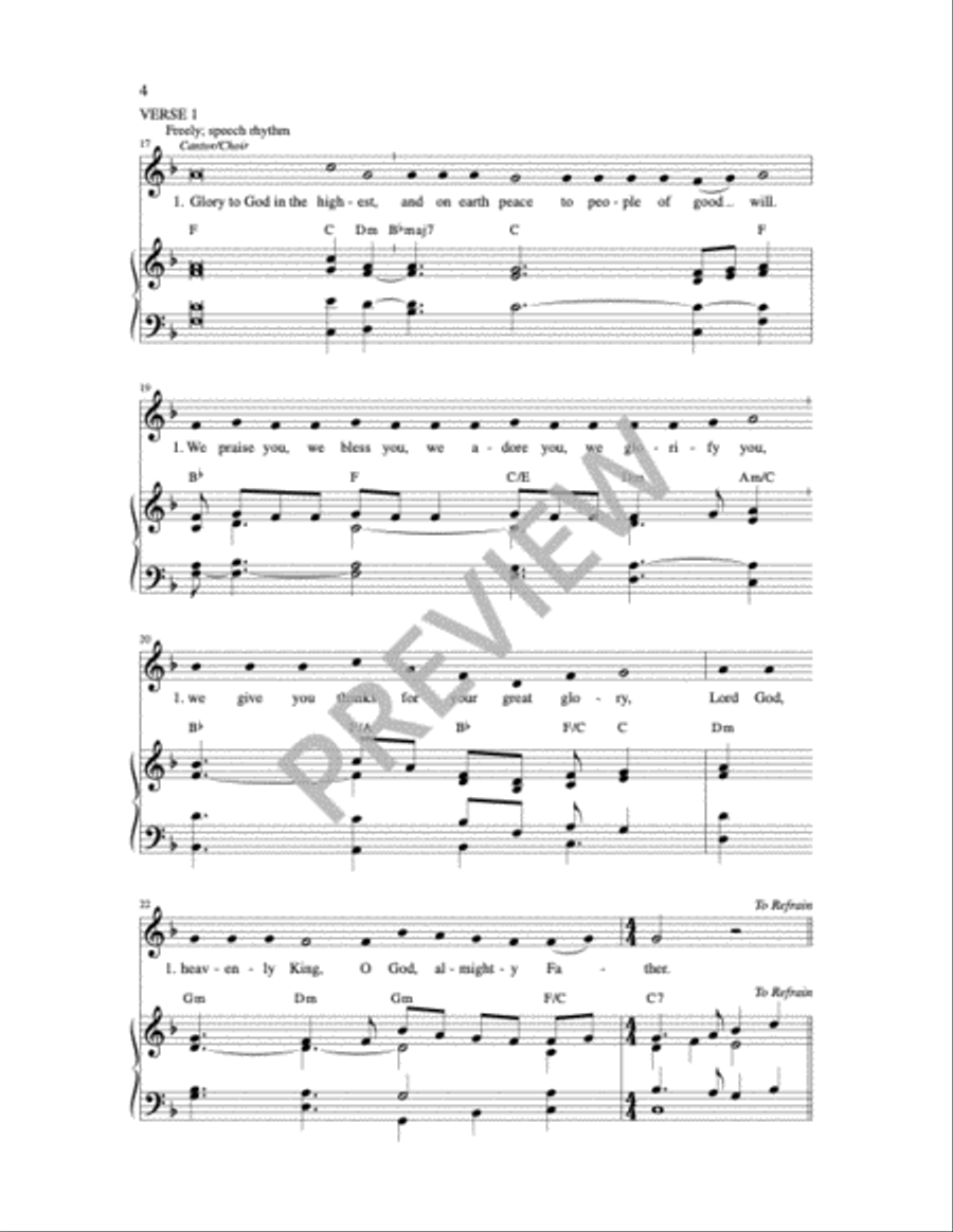 Gloria for Christmastime Gloria for Christmastime Christmas scores gallery preview page 7
