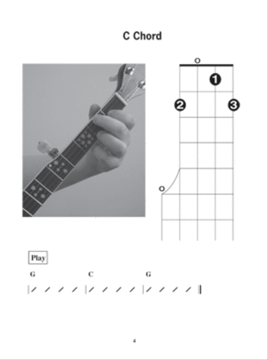 Children's Banjo Chord Book 5-String Banjo scores gallery preview page 4