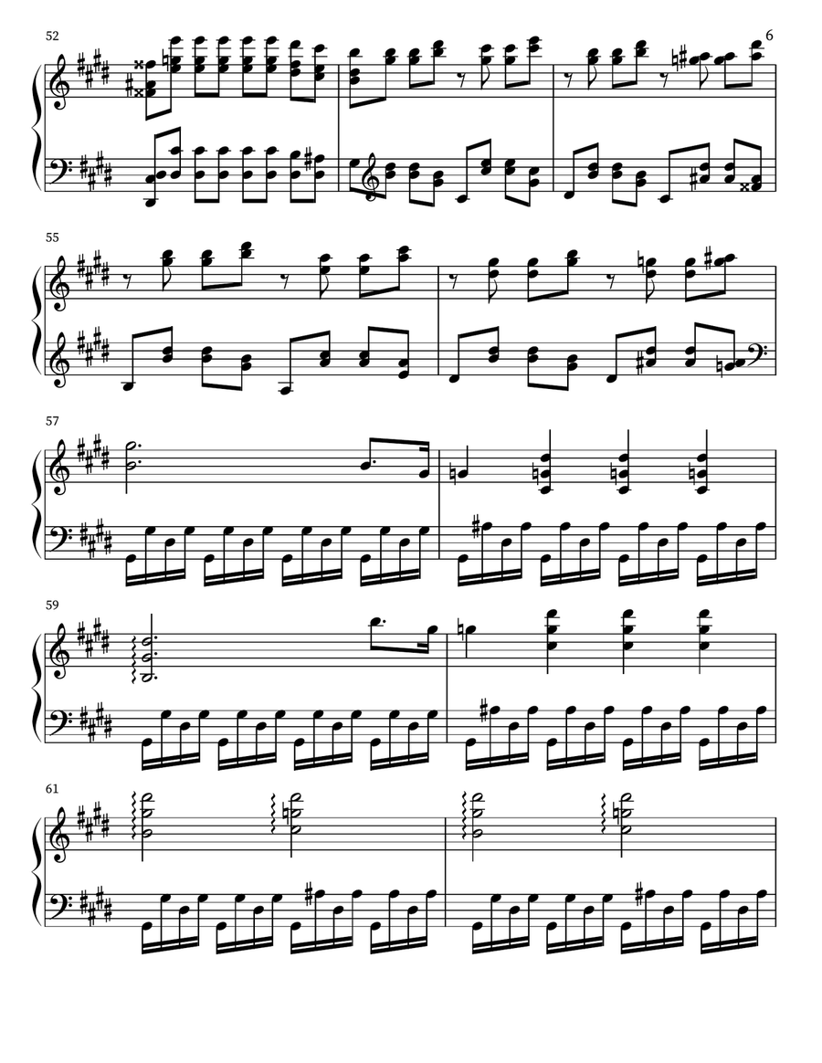 Moonlight Sonata 3rd Movement Piano scores gallery preview page 6