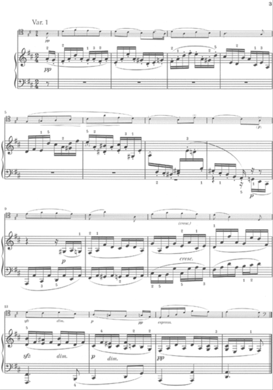 Variations Op. 17 and Other Pieces for Piano and Violoncello