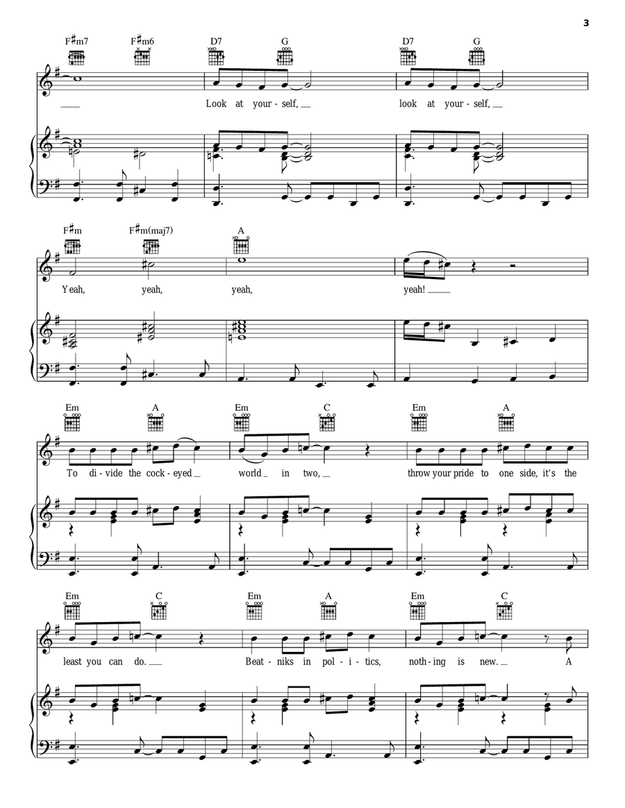 Incense And Peppermints Incense And Peppermints Piano, Vocal, Guitar scores gallery preview page 3