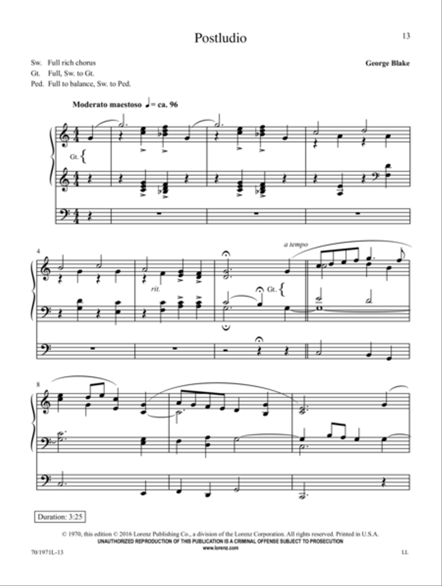 Majesty and Triumph Organ Solo scores gallery preview page 5