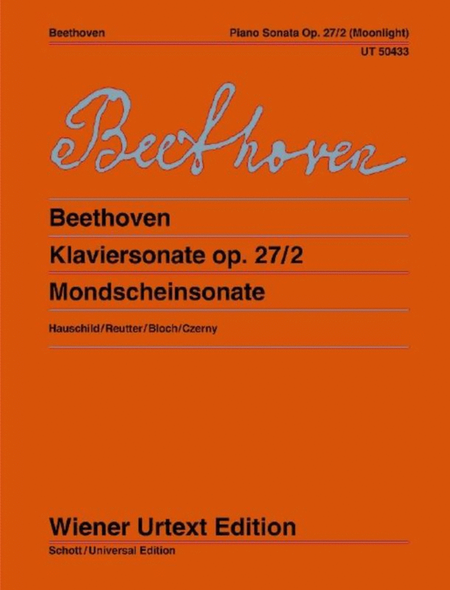 Beethoven - Piano Sonata Op 27 No 2 Moonlight