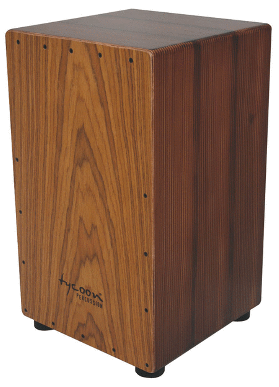 Artist Series Hand-Painted Brown Cajon