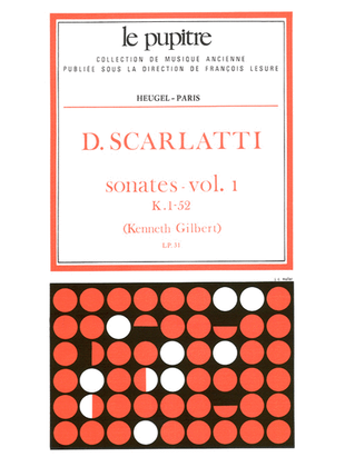 Book cover for Sonates Volume 1 K1 - K52