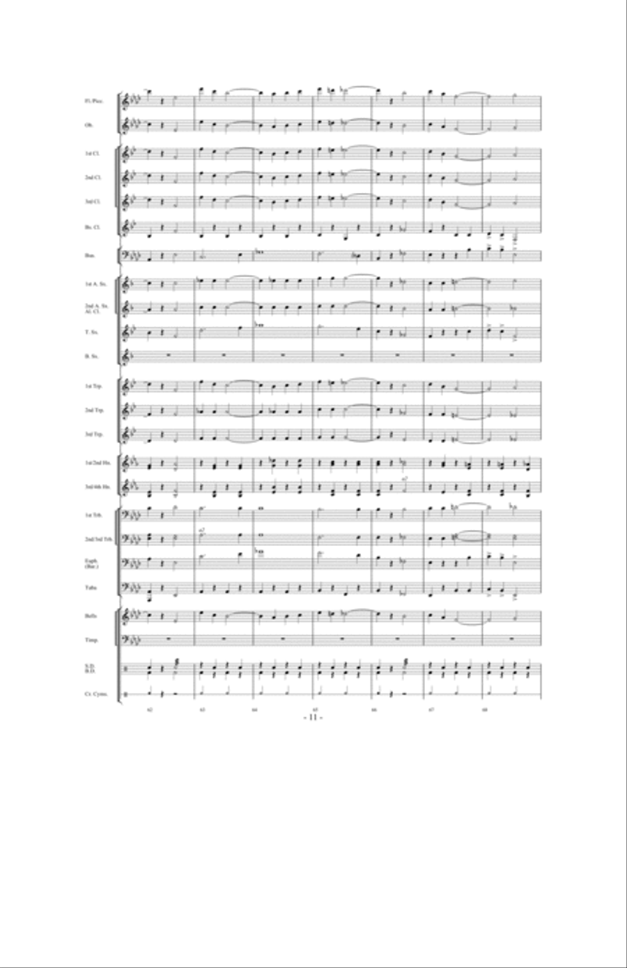 Burma Patrol Concert Band scores gallery preview page 10