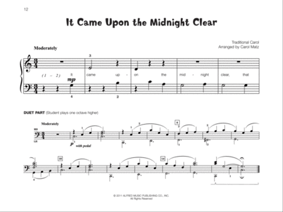 Famous & Fun Pop Christmas, Book 1 Piano Method scores gallery preview page 3