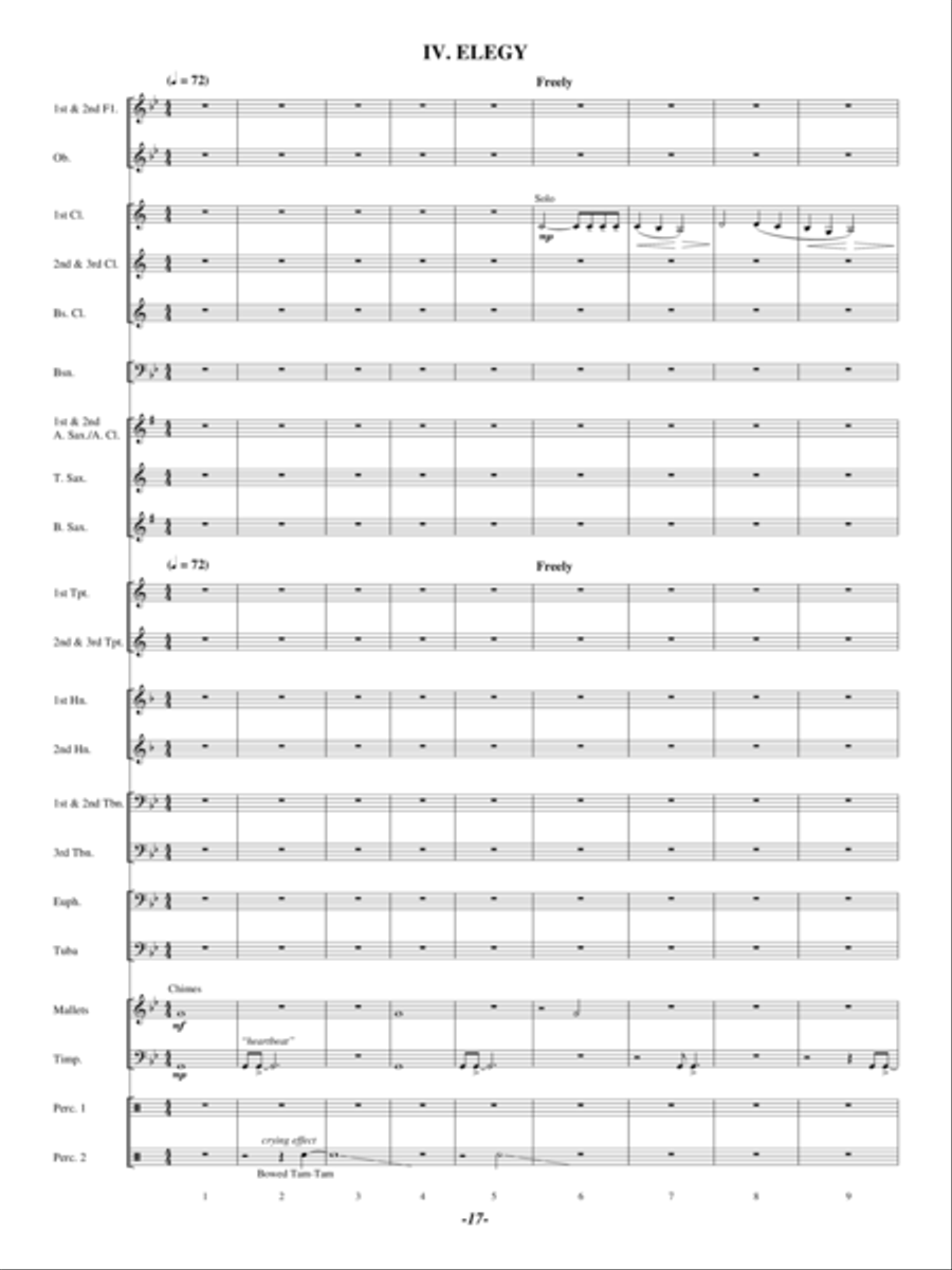 The Symphony of Souls The Symphony of Souls Concert Band scores gallery preview page 16