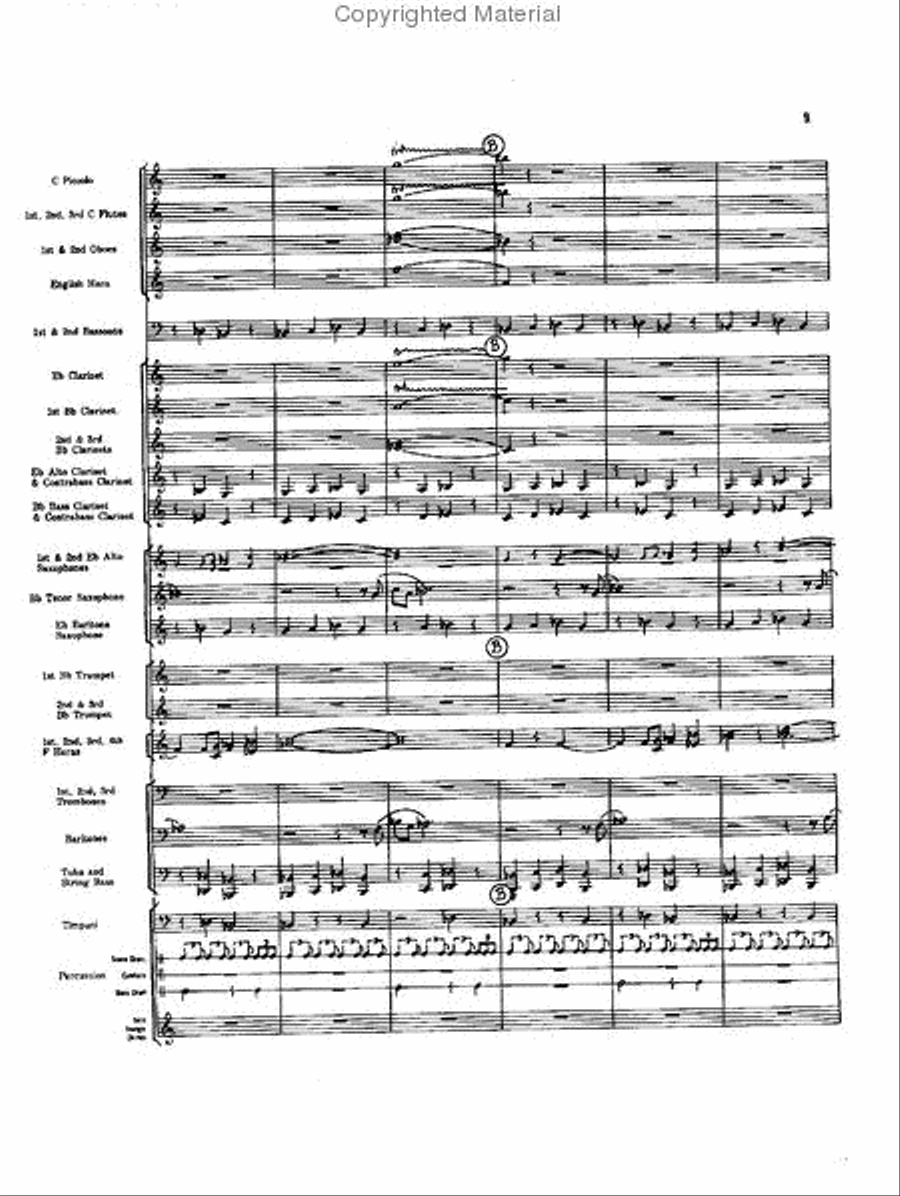 Caccia and Chorale Concert Band scores gallery preview page 8