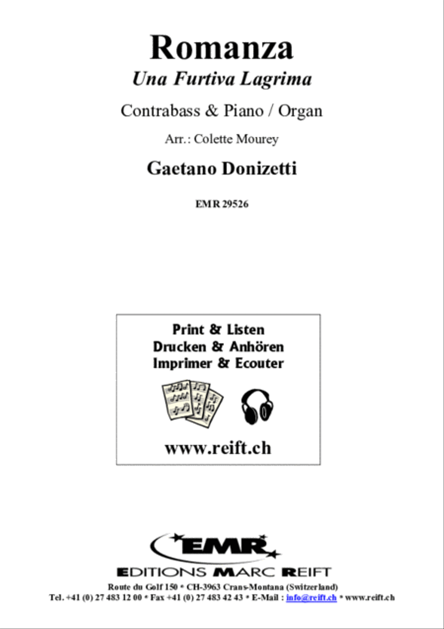 Romanza Double Bass scores gallery preview page 2