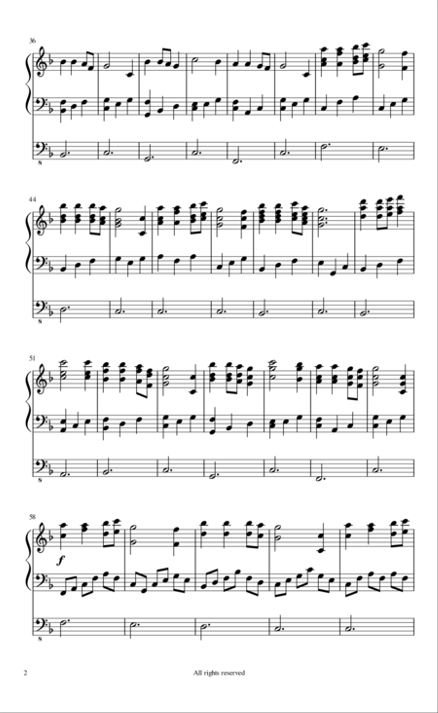 The Never Ending Melody Organ Arrangement Organ Solo scores gallery preview page 3