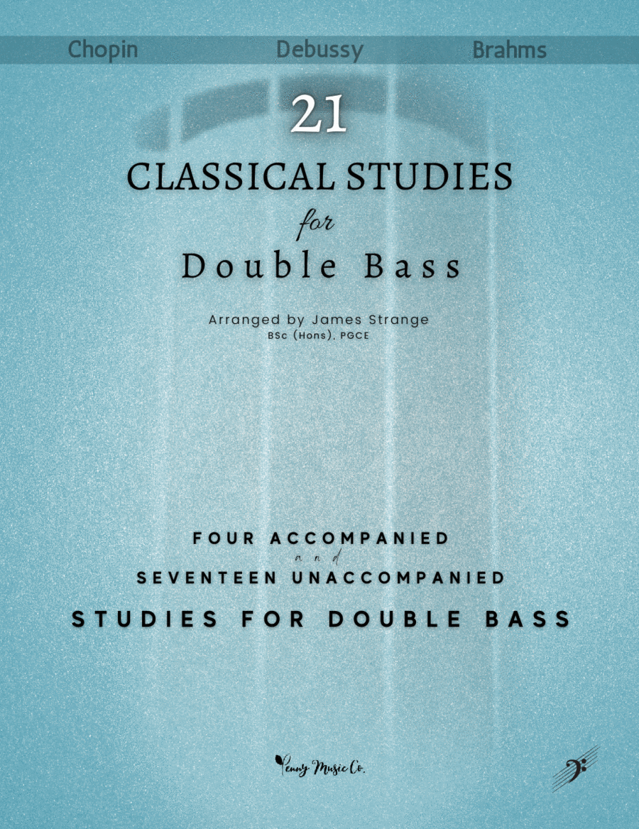 Twenty One Classical Studies for Double Bass: Four Accompanied and Seventeen Unaccompanied Studies f Double Bass scores gallery preview page 1