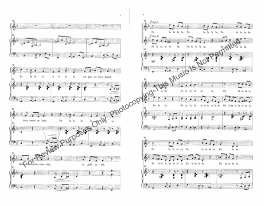 Fa, La, La, La, La 2-Part scores gallery preview page 3