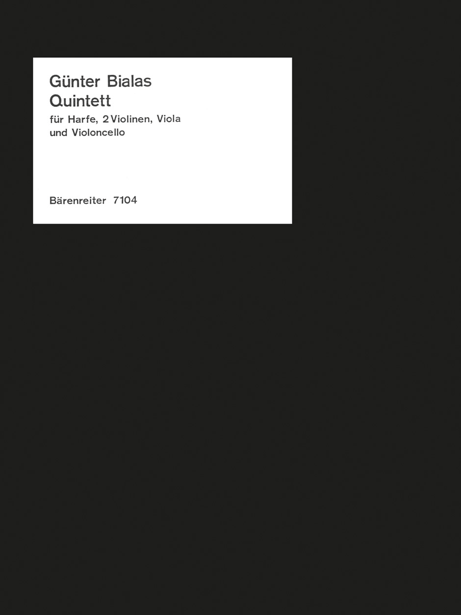 Quintett (1983) Cello scores gallery preview page 1