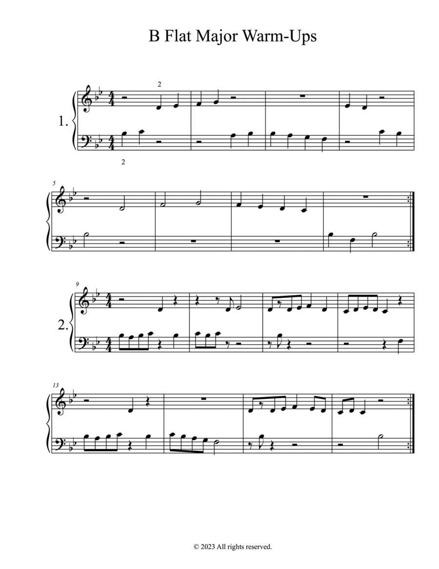 Simple Gifts Easy Piano scores gallery preview page 1