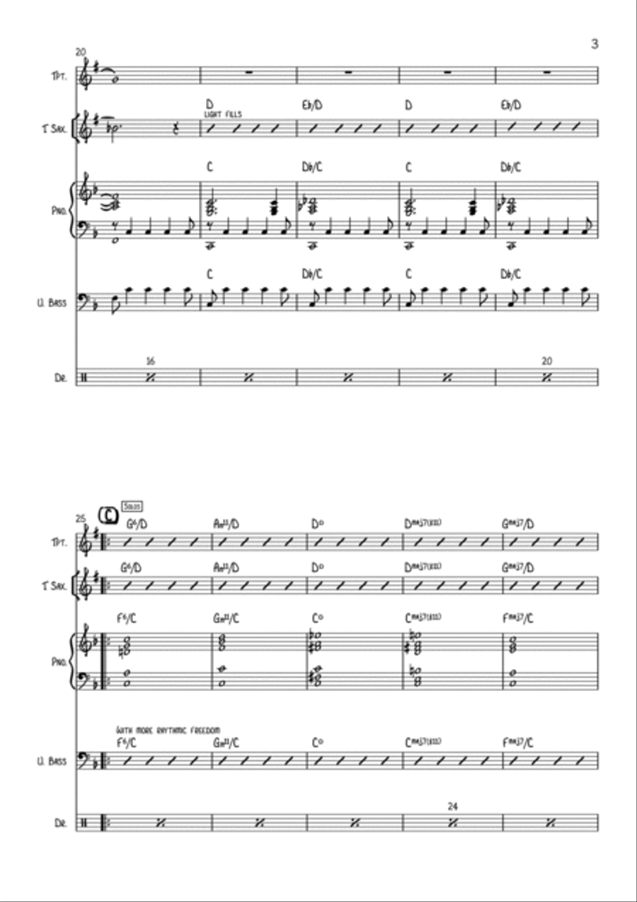 Haydn Haydn Jazz Ensemble scores gallery preview page 3