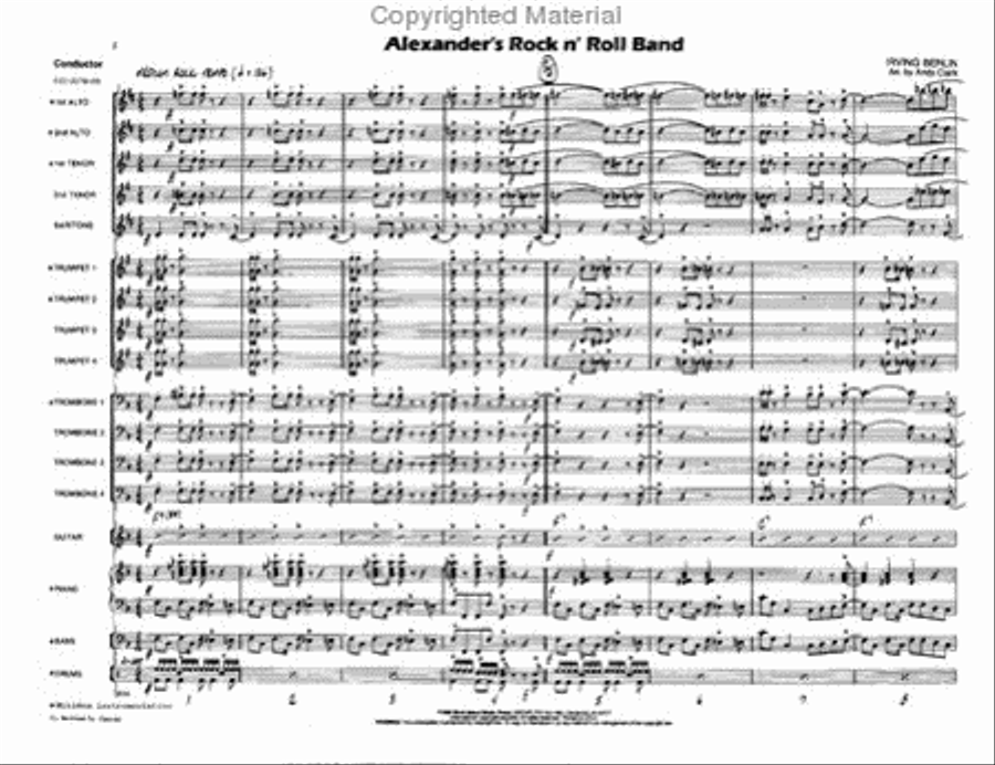 Alexander's Rock n' Roll Band Jazz Ensemble scores gallery preview page 2