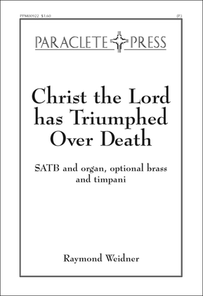 Book cover for Christ the Lord Has Triumphed Over Death