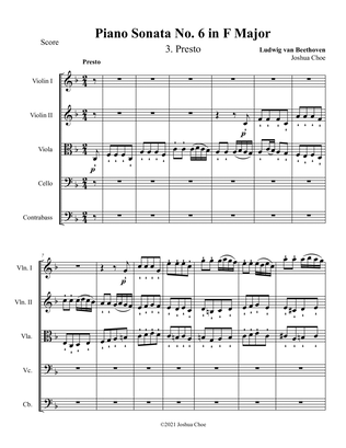 Piano Sonata No. 6, Movement 3