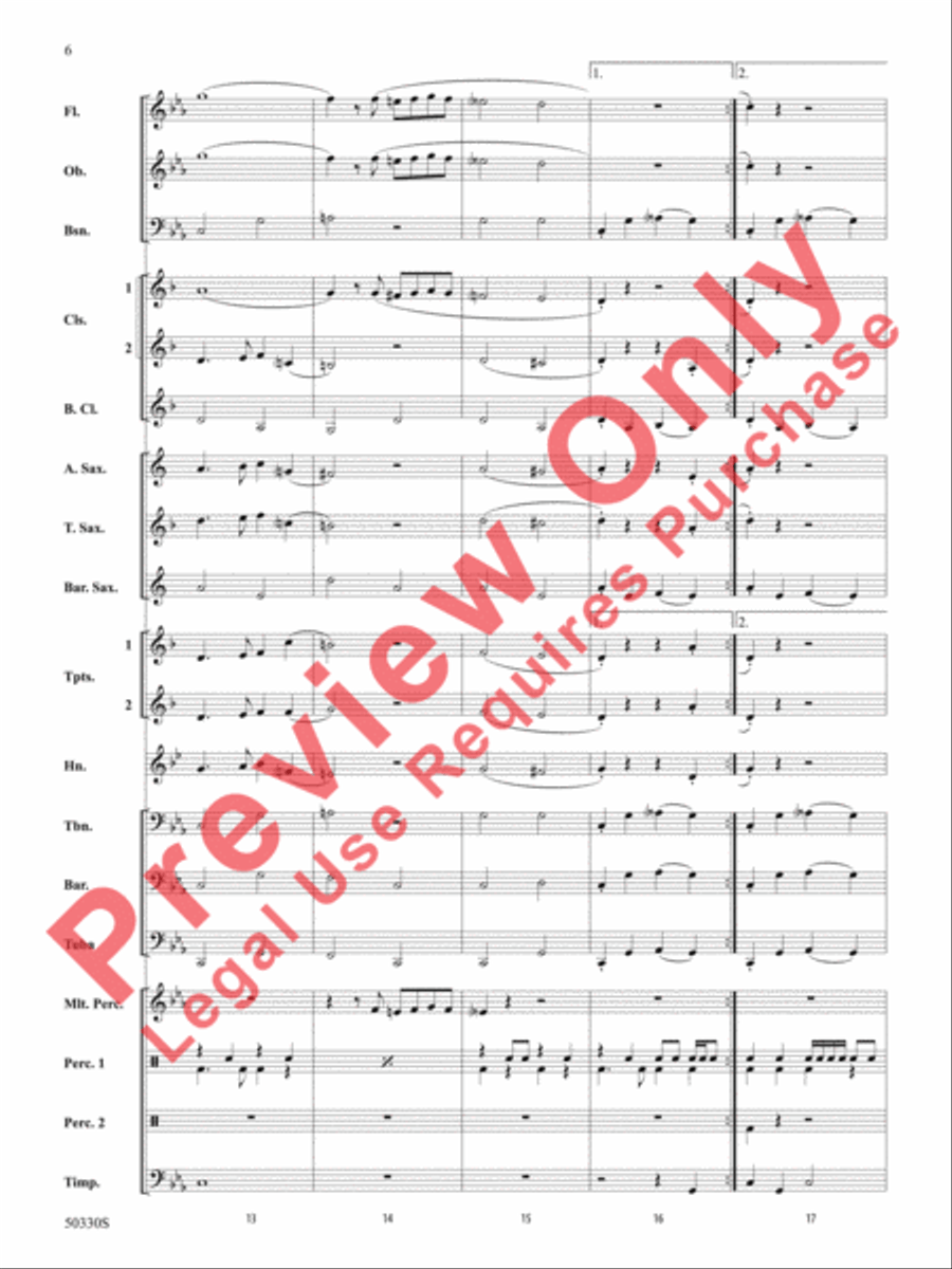 Zombie Rock Concert Band scores gallery preview page 7