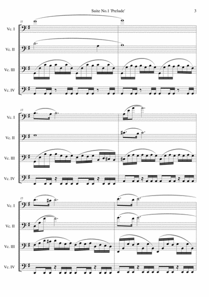 Cello Suite No. 1 Prelude (BWV 1007) Hard Version