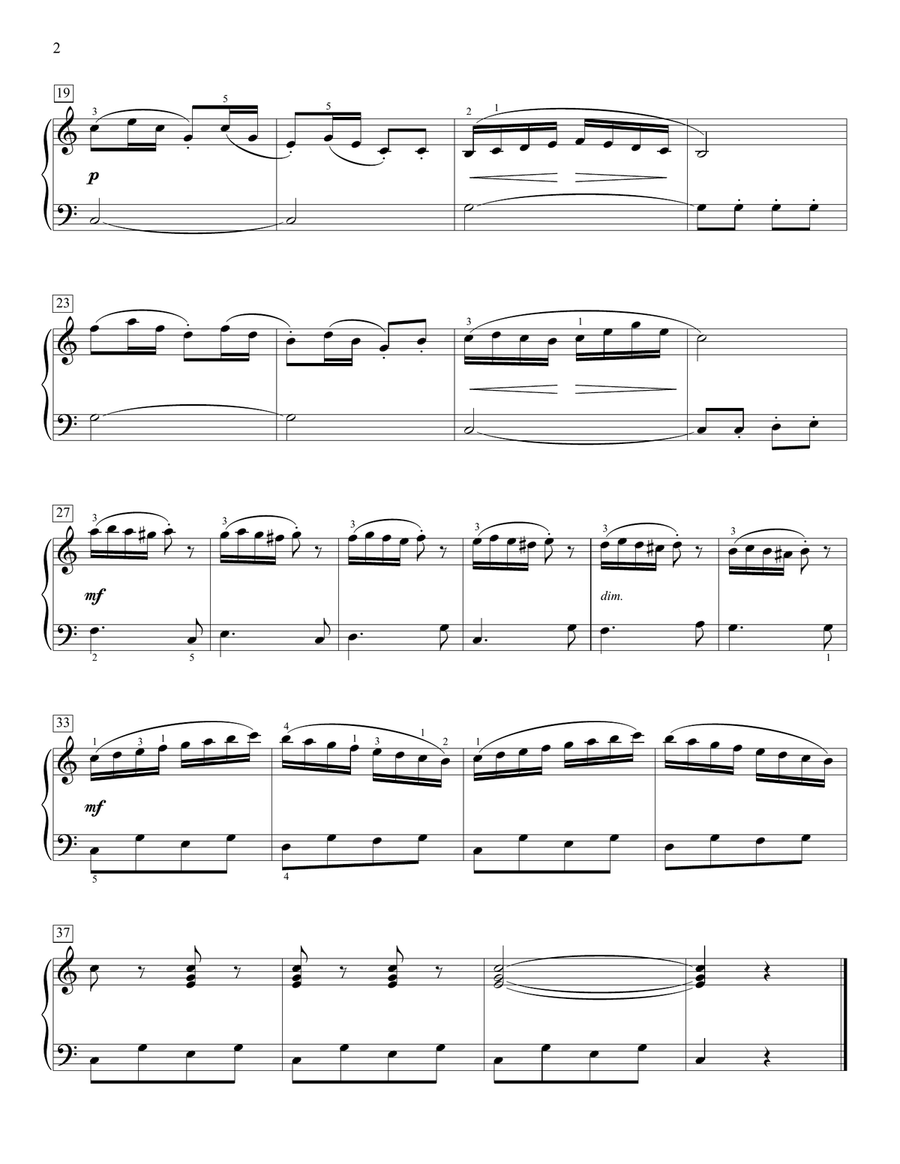 Sonatina In C Major, Op. 39, No. 1 Piano Method scores gallery preview page 2