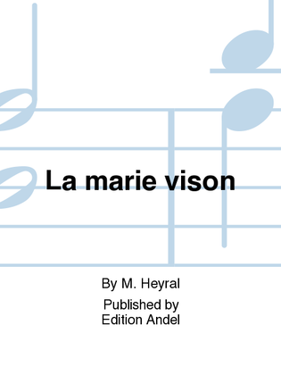 Book cover for La marie vison