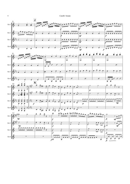 allegro moderato - from: Sonata for Guitar and Hammerklavier