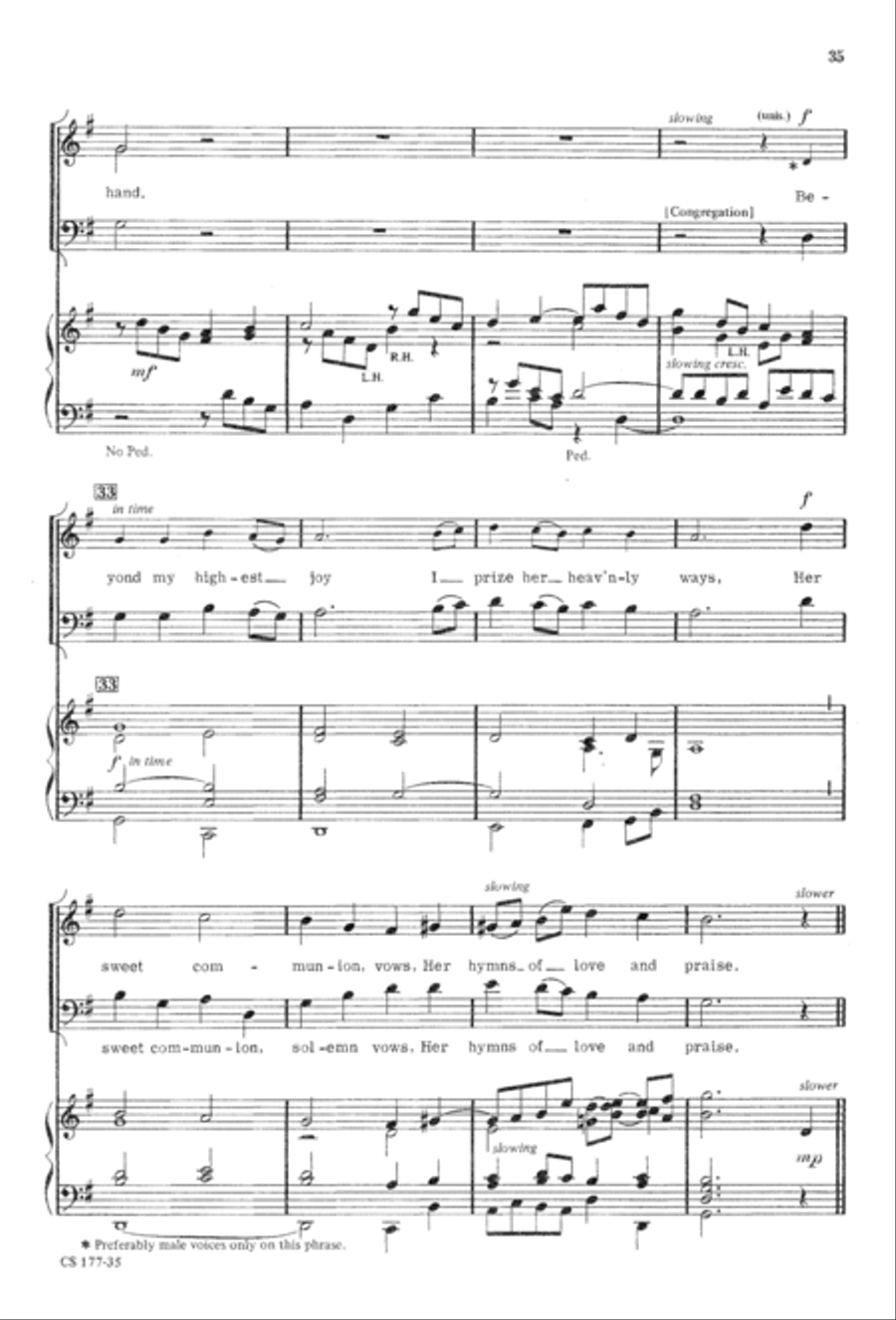 Foundation Anthems 3-Part scores gallery preview page 37