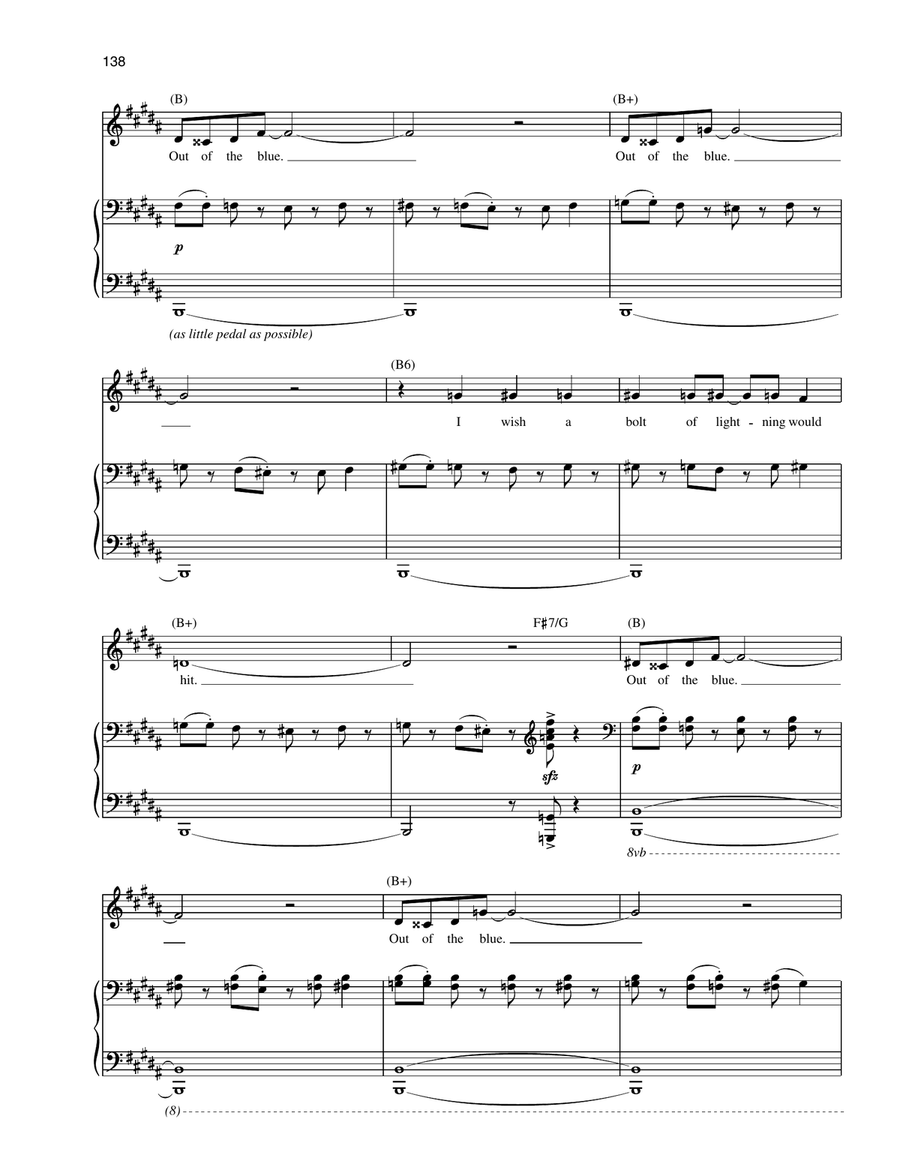 Out Of The Blue Piano, Vocal scores gallery preview page 3