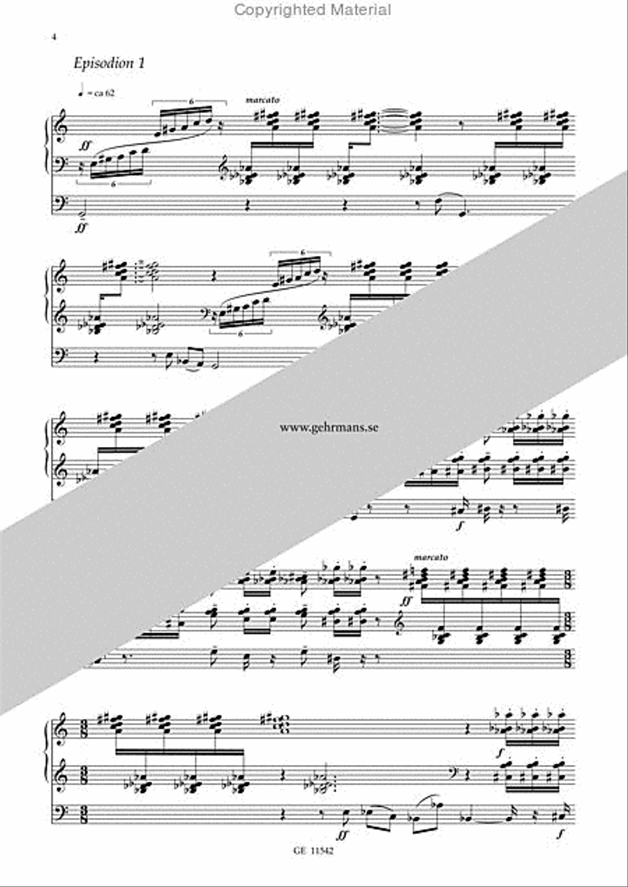 Tragoedia Organ scores gallery preview page 5