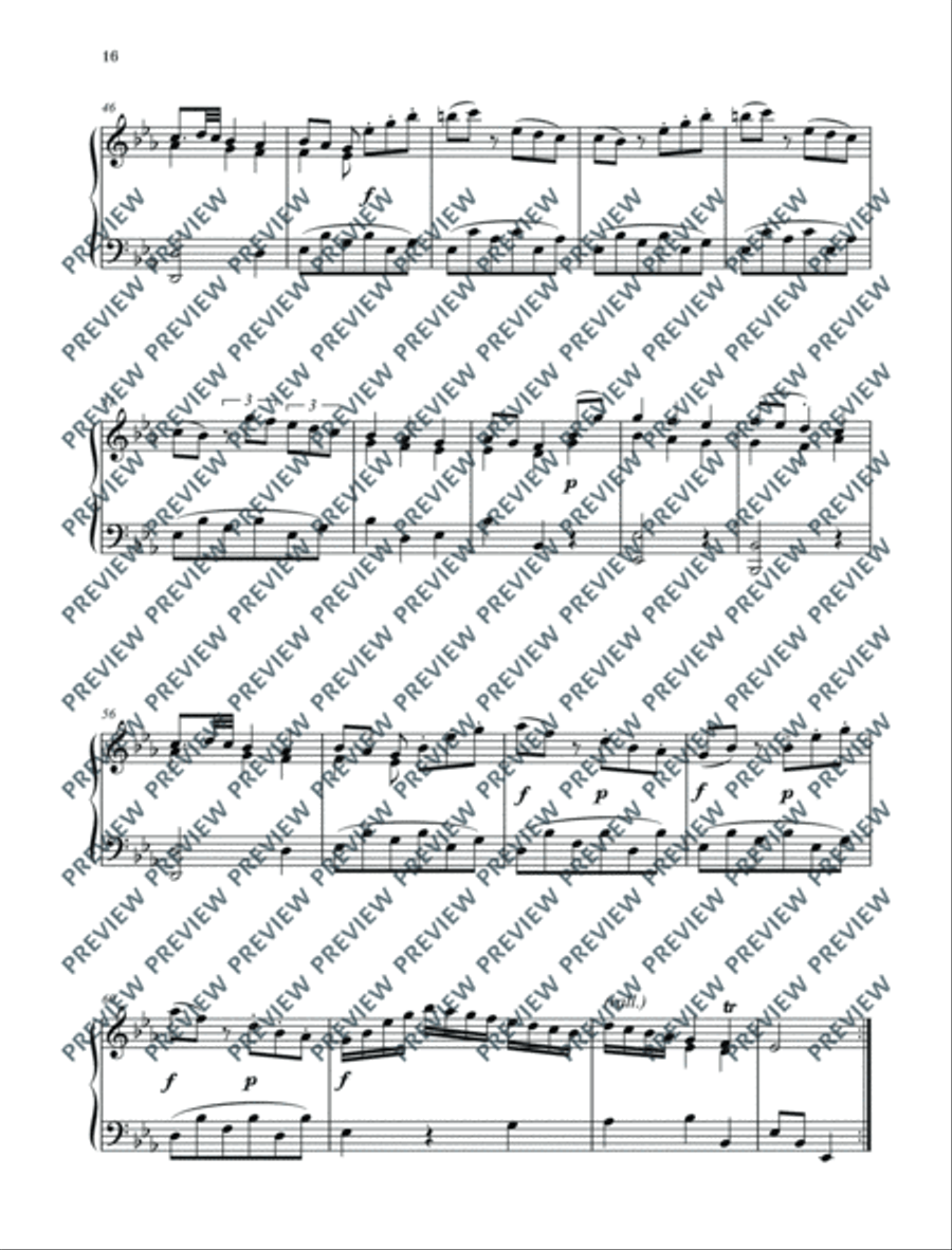 Six Sonatas Piano Solo scores gallery preview page 17