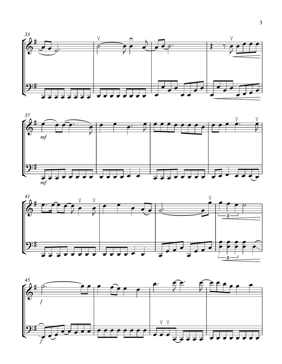 Livin' On A Prayer String Duet scores gallery preview page 3