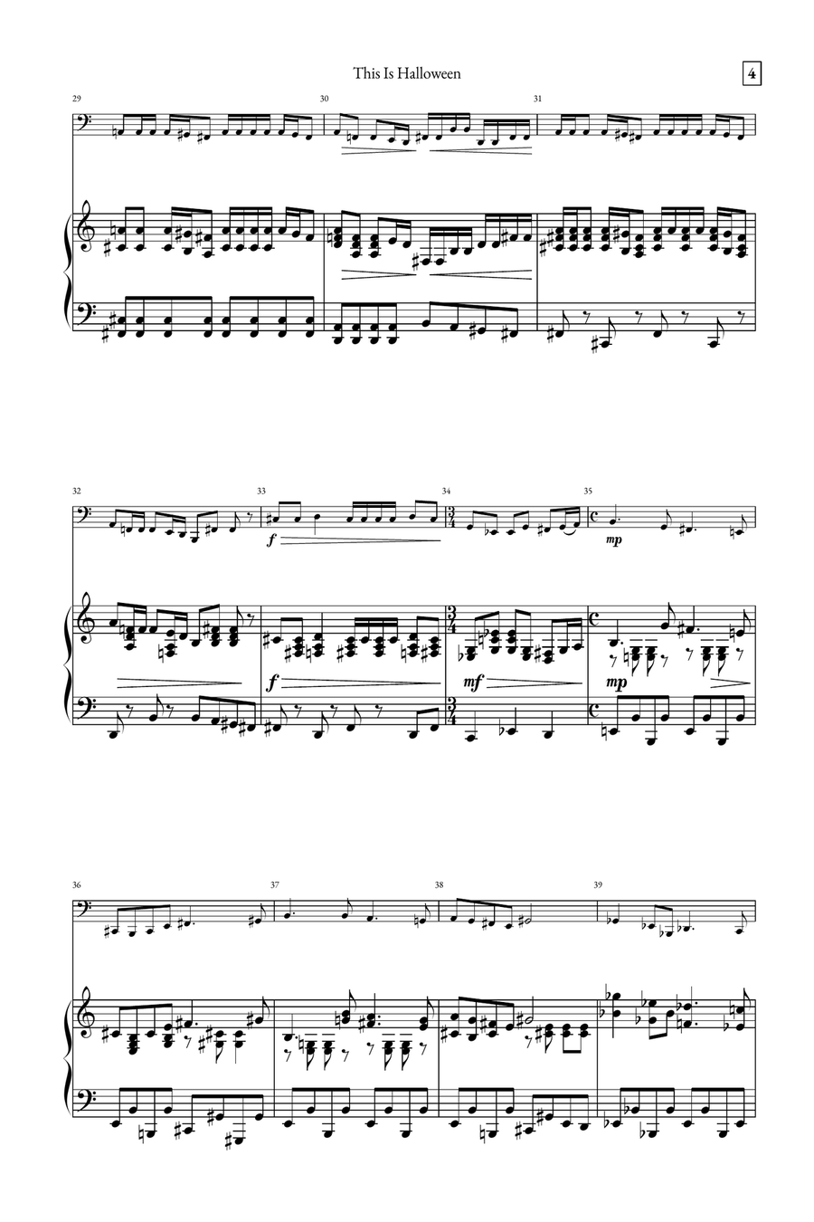 This Is Halloween Tuba scores gallery preview page 4