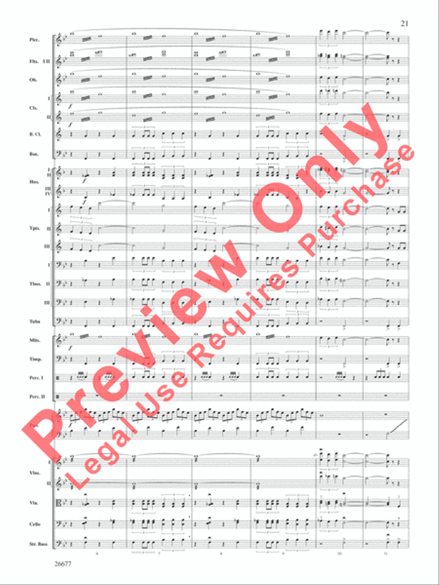 Star Wars Epic -- Part II, Suite from the Full Orchestra scores gallery preview page 22