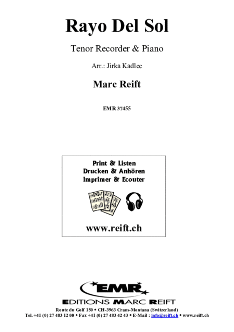 Rayo Del Sol Tenor Recorder scores gallery preview page 2