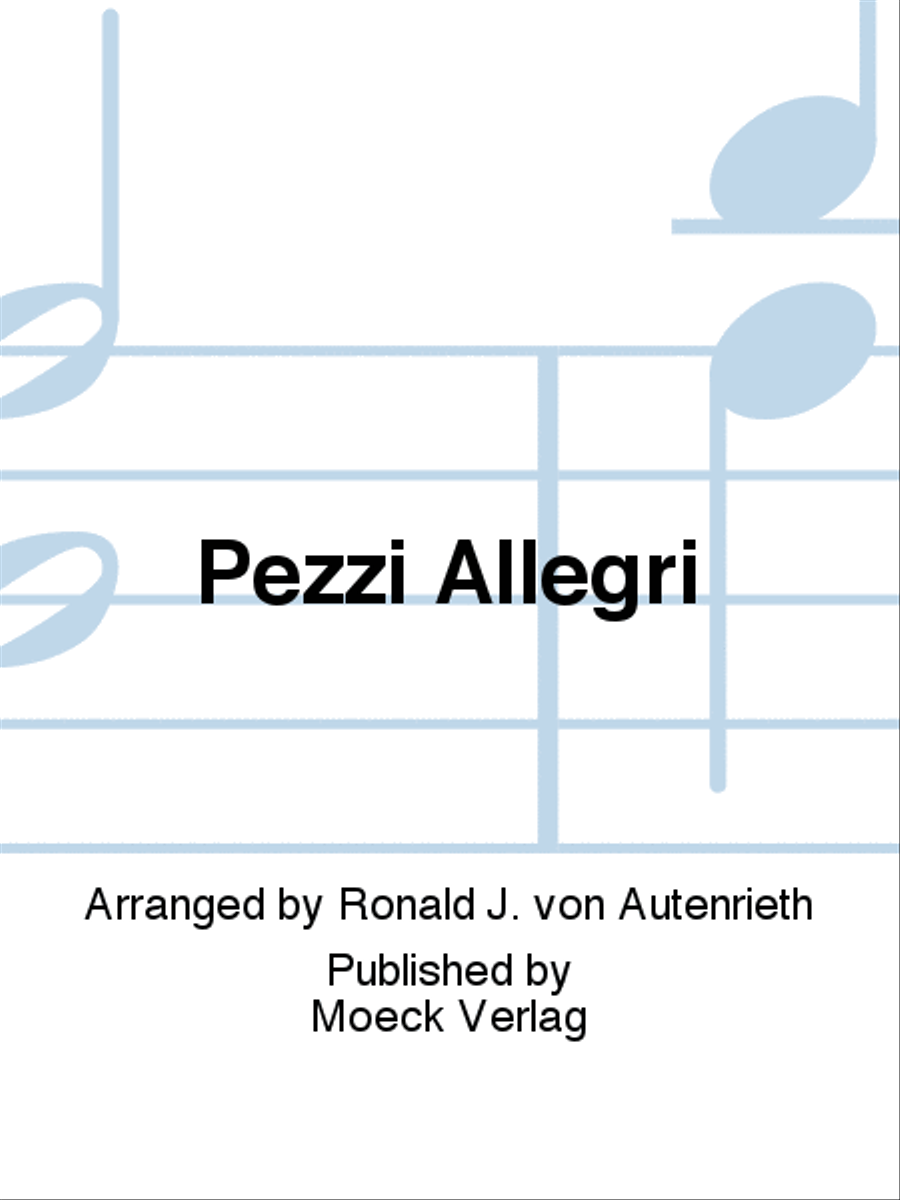 Pezzi Allegri Pezzi Allegri 4-Part scores gallery preview page 1