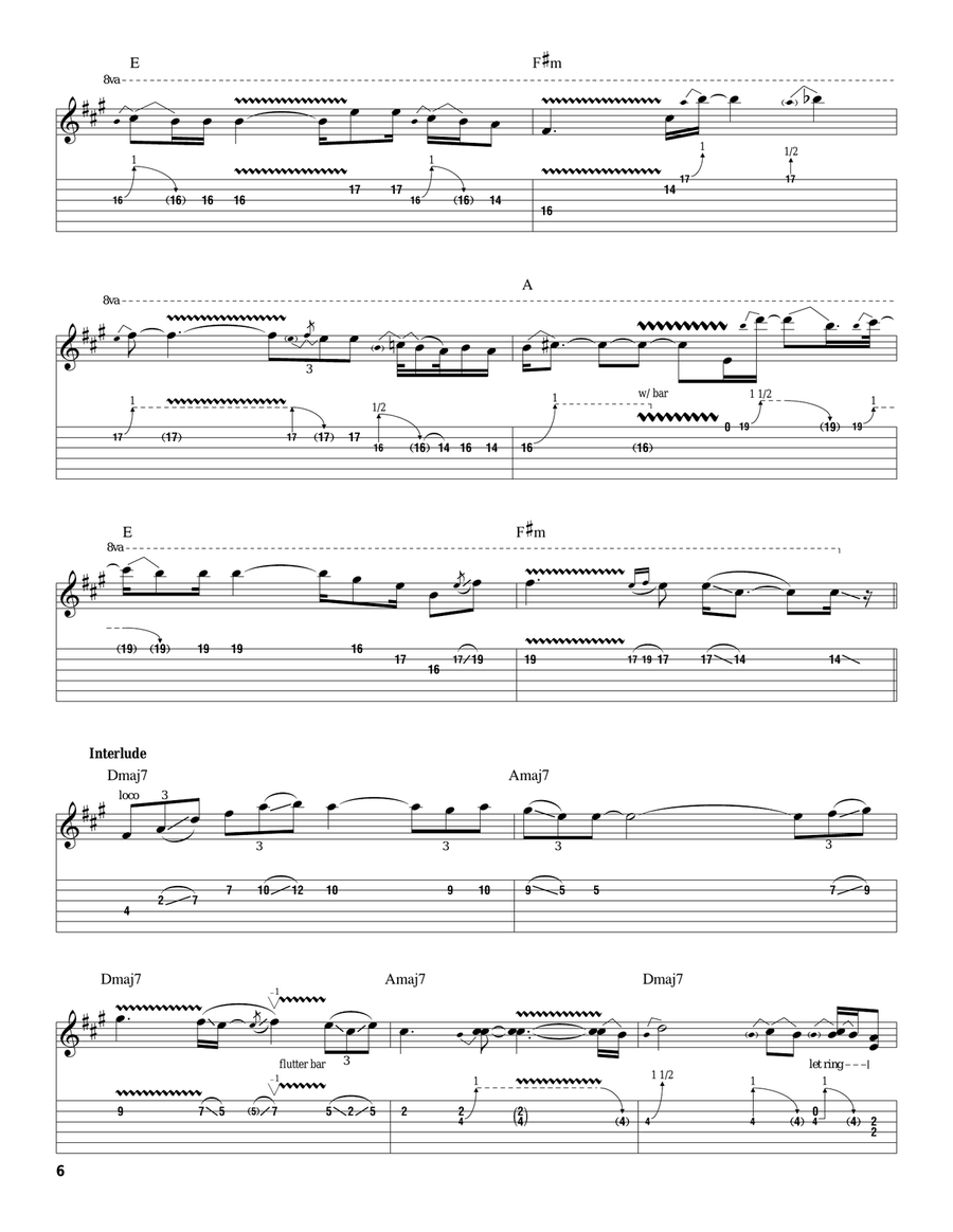 Time Acoustic Guitar scores gallery preview page 6
