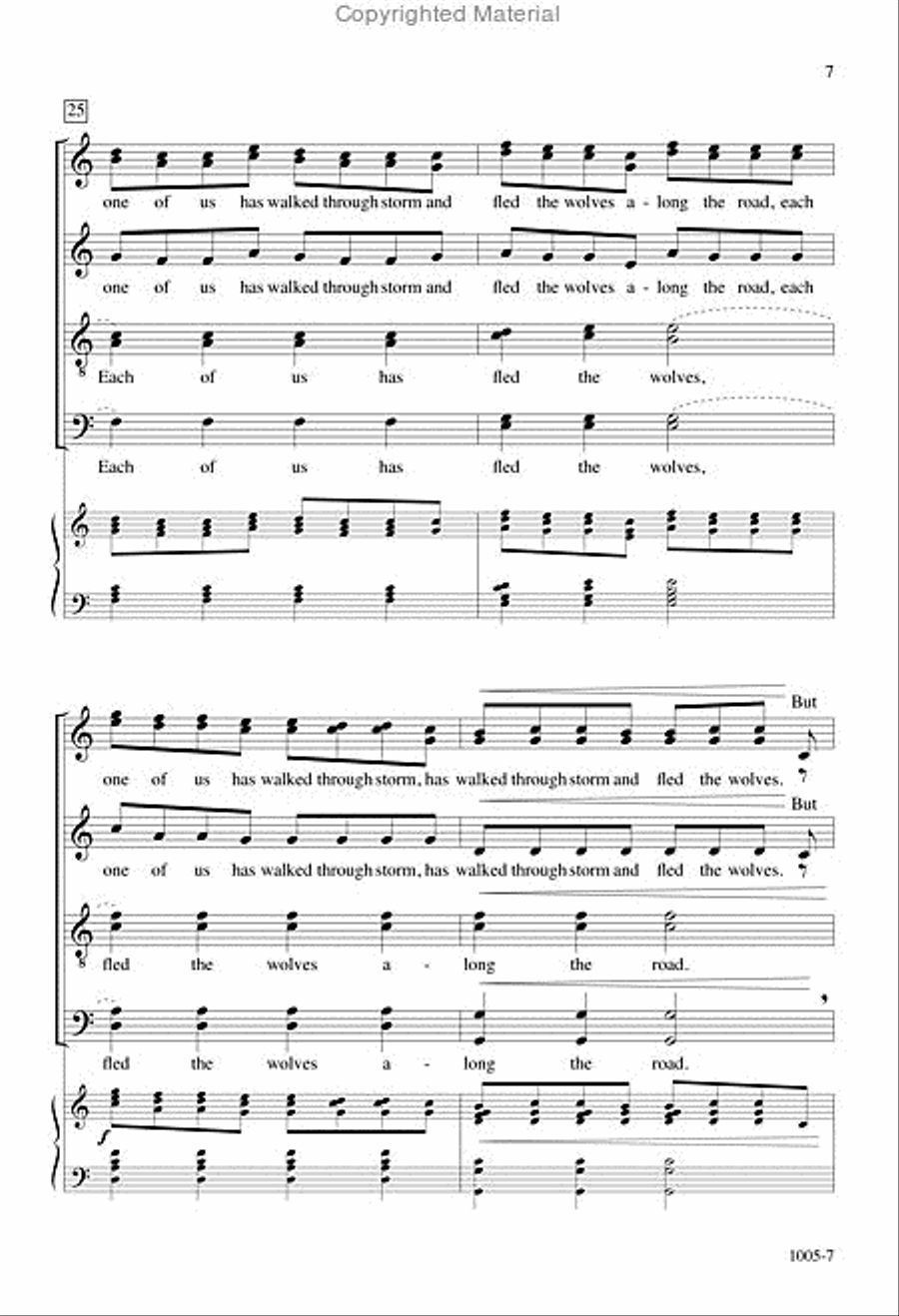 Grace Before Sleep - SATB divisi Octavo Divisi scores gallery preview page 6