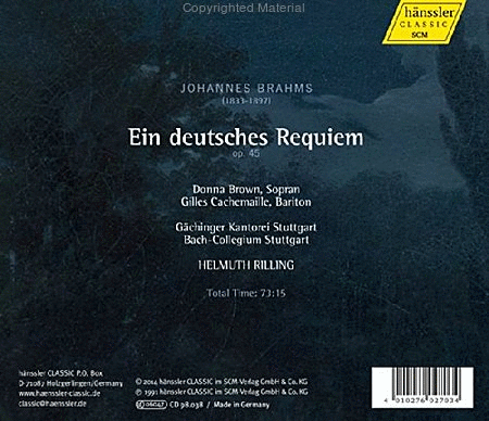 Johannes Brahms: Ein Deutsche