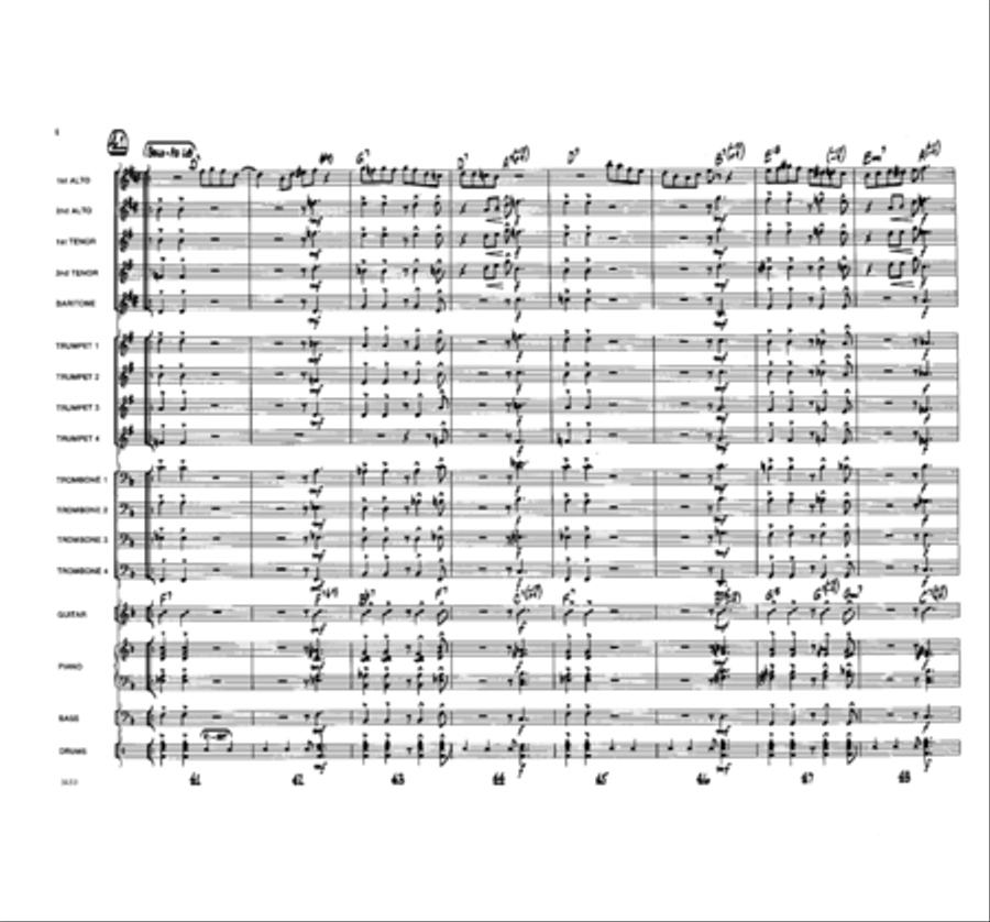 Chops, Don't Fail Me Now Chops, Don't Fail Me Now Jazz Ensemble scores gallery preview page 7